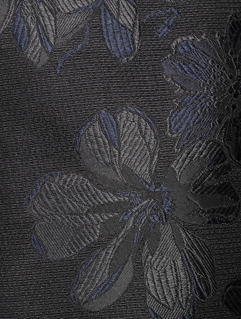Silk Dinner Jacket Paisley Print