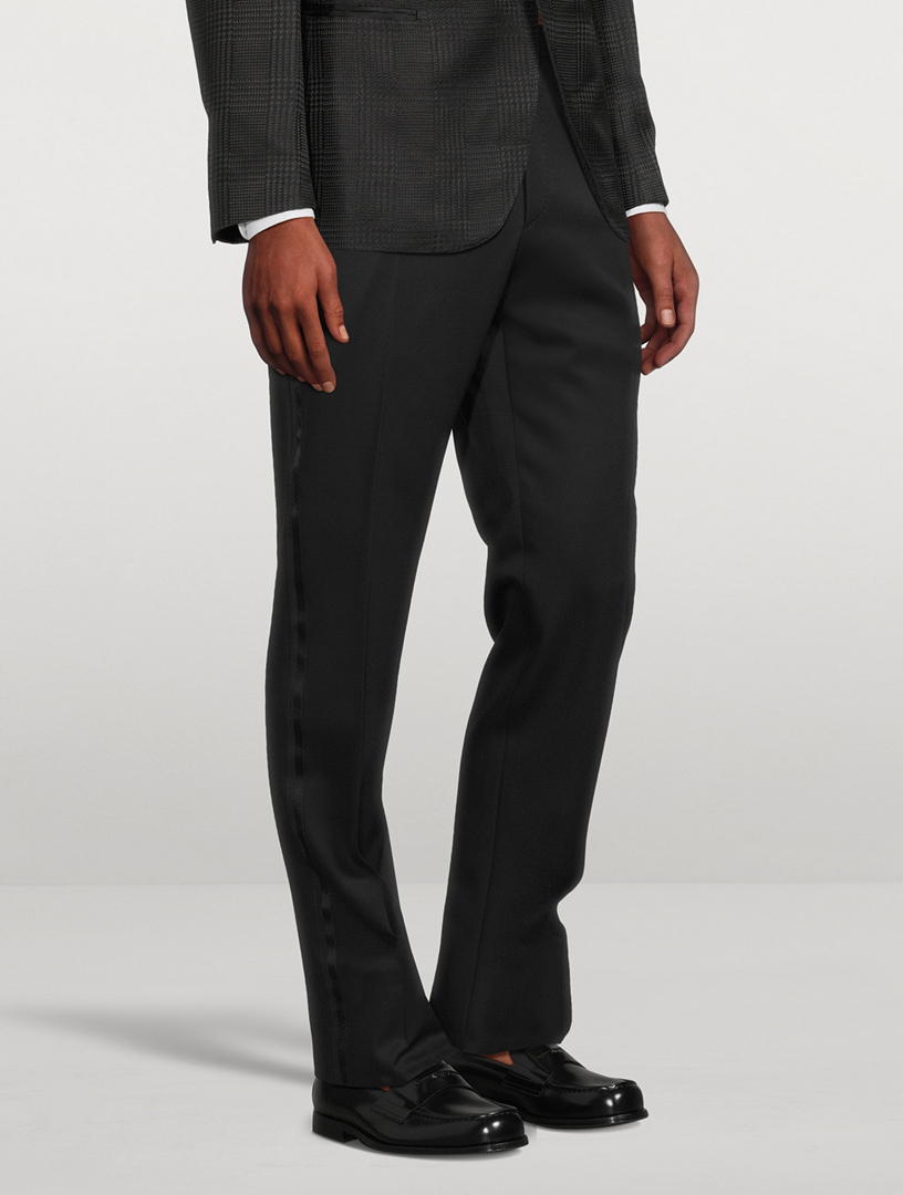 Wool Tuxedo Pants