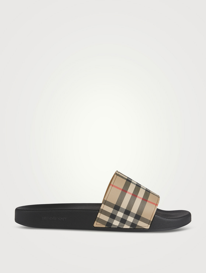 Mens best sale designer slides