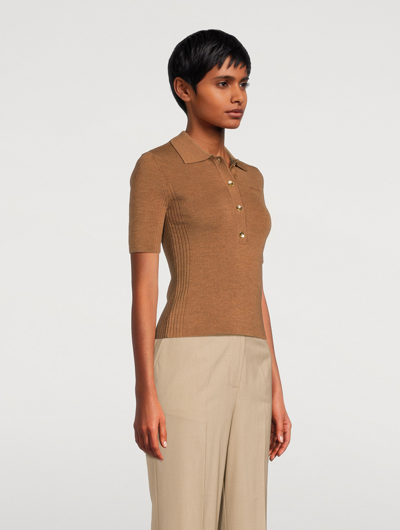 Merino Wool Polo Shirt