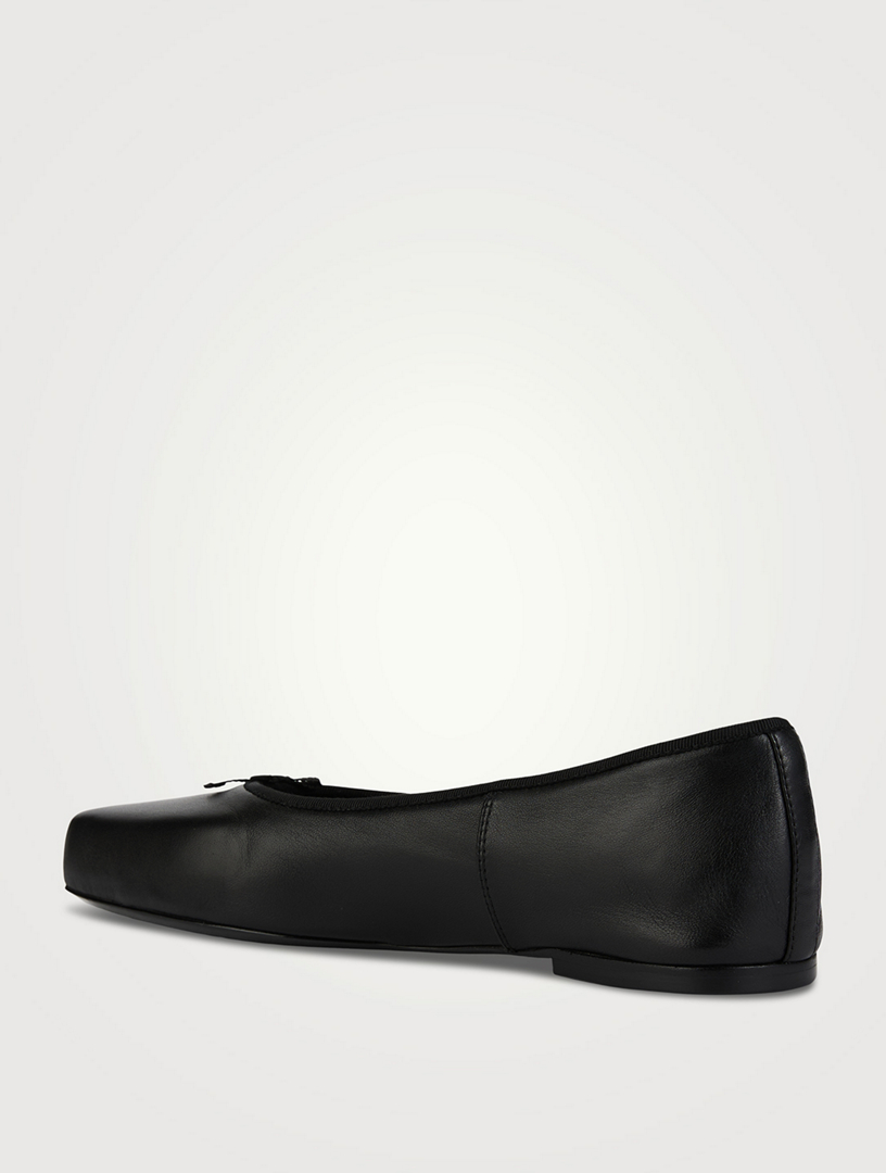 ALEXANDER WANG Billie Leather Ballet Flats | Holt Renfrew