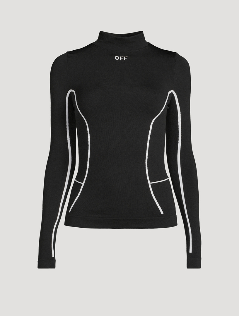 OFF-WHITE Seamless Mockneck Top | Holt Renfrew