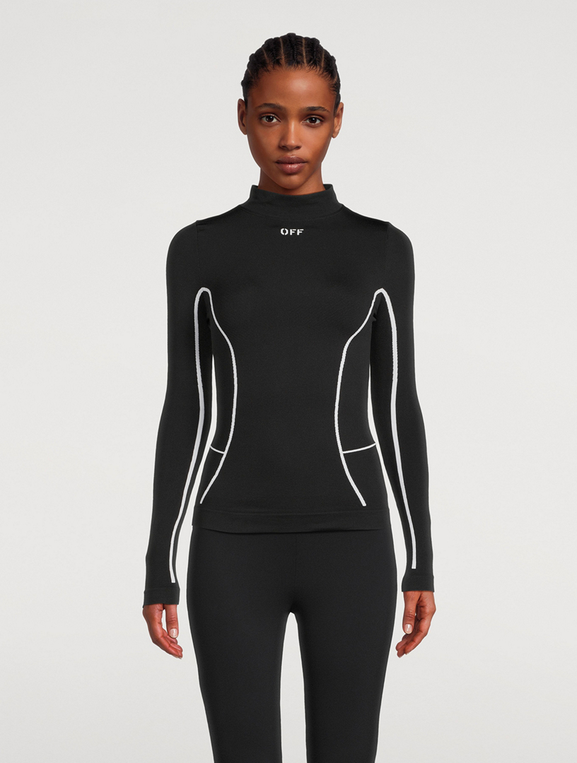 OFF-WHITE Seamless Mockneck Top | Holt Renfrew