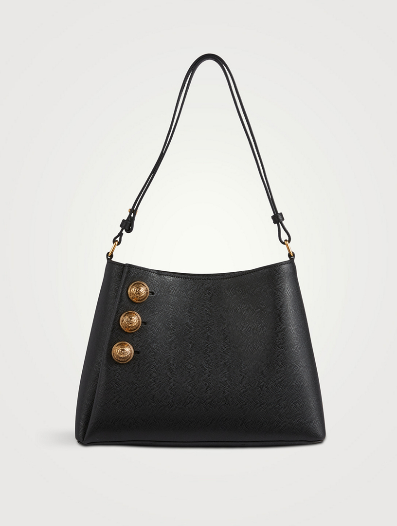 Emblème Leather Shoulder Bag