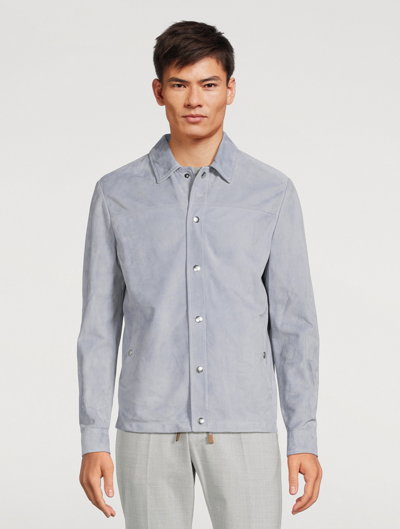 Suede Overshirt