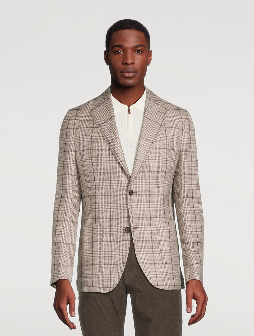 Wool Silk And Linen Jacket