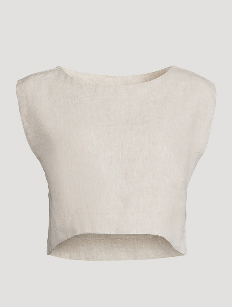 White Linen Top for Women, Linen Crop Top, Linen Tank Top, Linen Blouse, Linen  Crop Tank, Linen Shirt, Cropped Linen Top, Square Neck Top -  Canada
