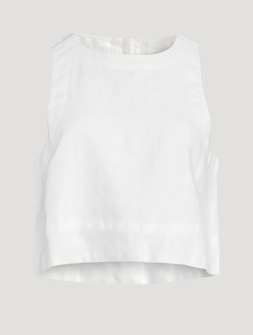 Poppy Linen Top