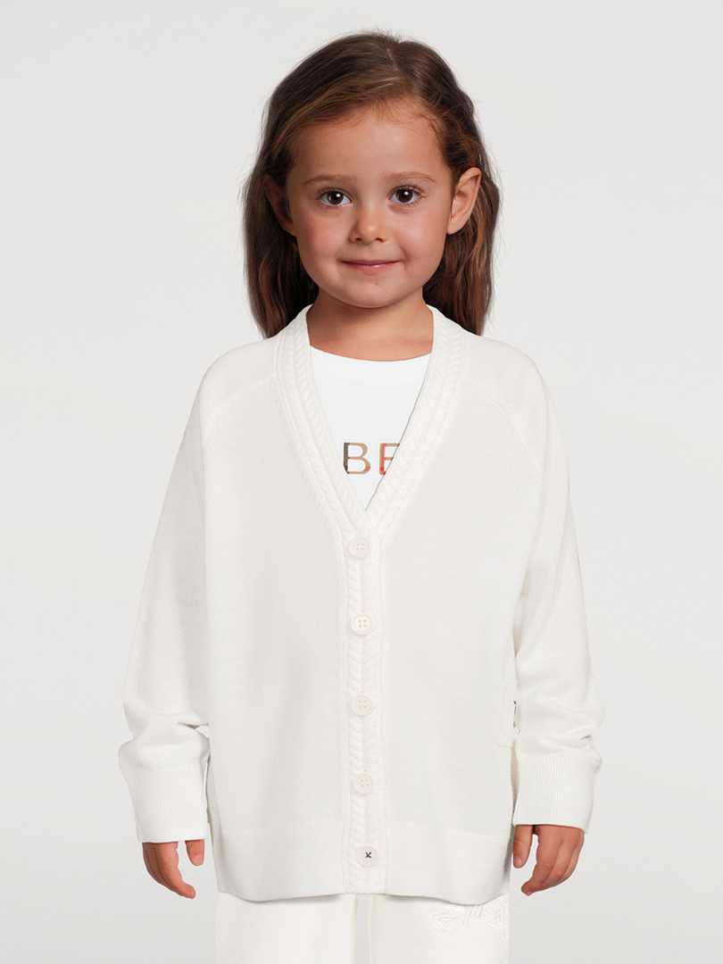 Kids white clearance cardigan