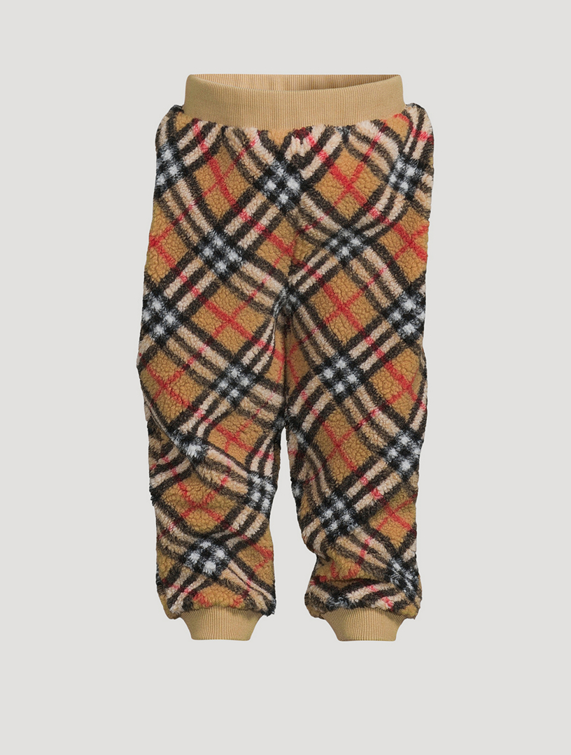 Burberry shop fleece pants