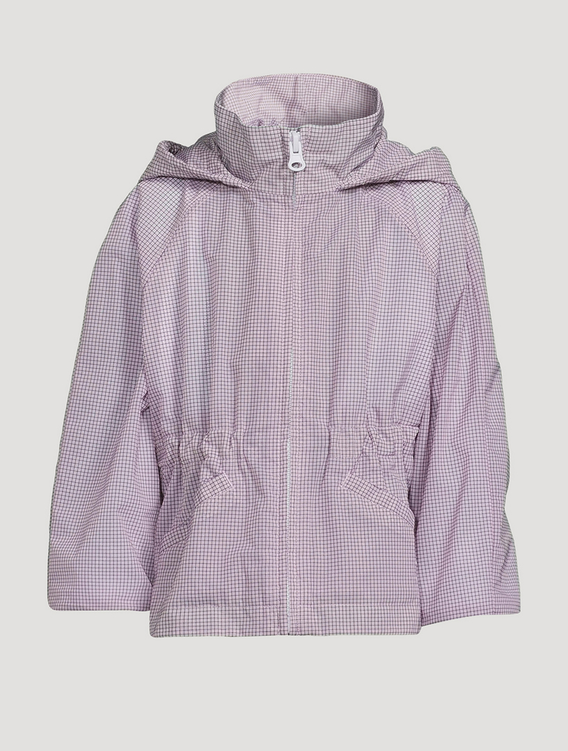 Me jane women's gingham cheap rain jacket with hood