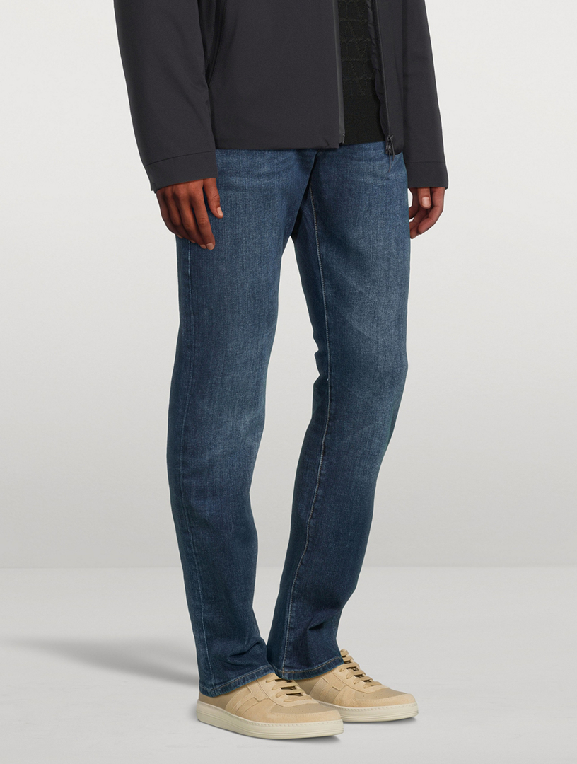 Russell Slim Straight-Leg Jeans