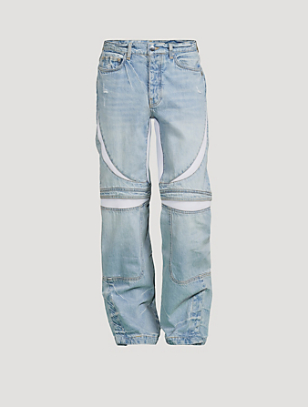 MX-3 Cotton Straight-Leg Jeans