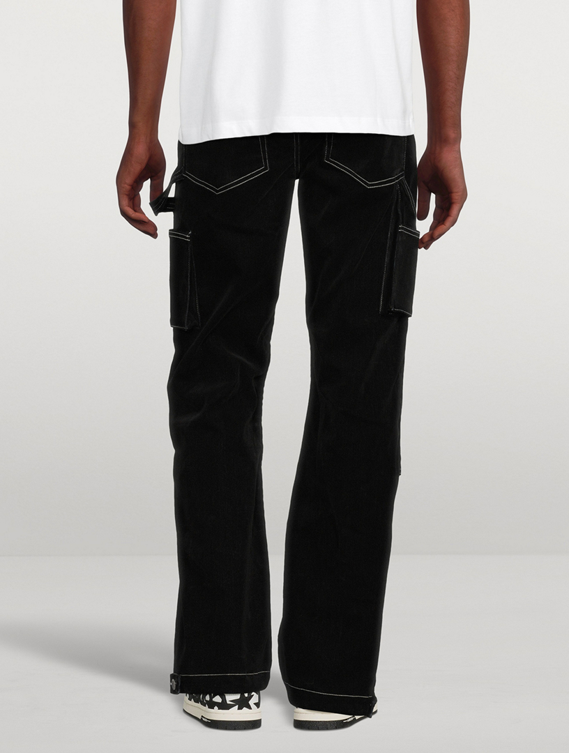 Flocked Carpenter Pants