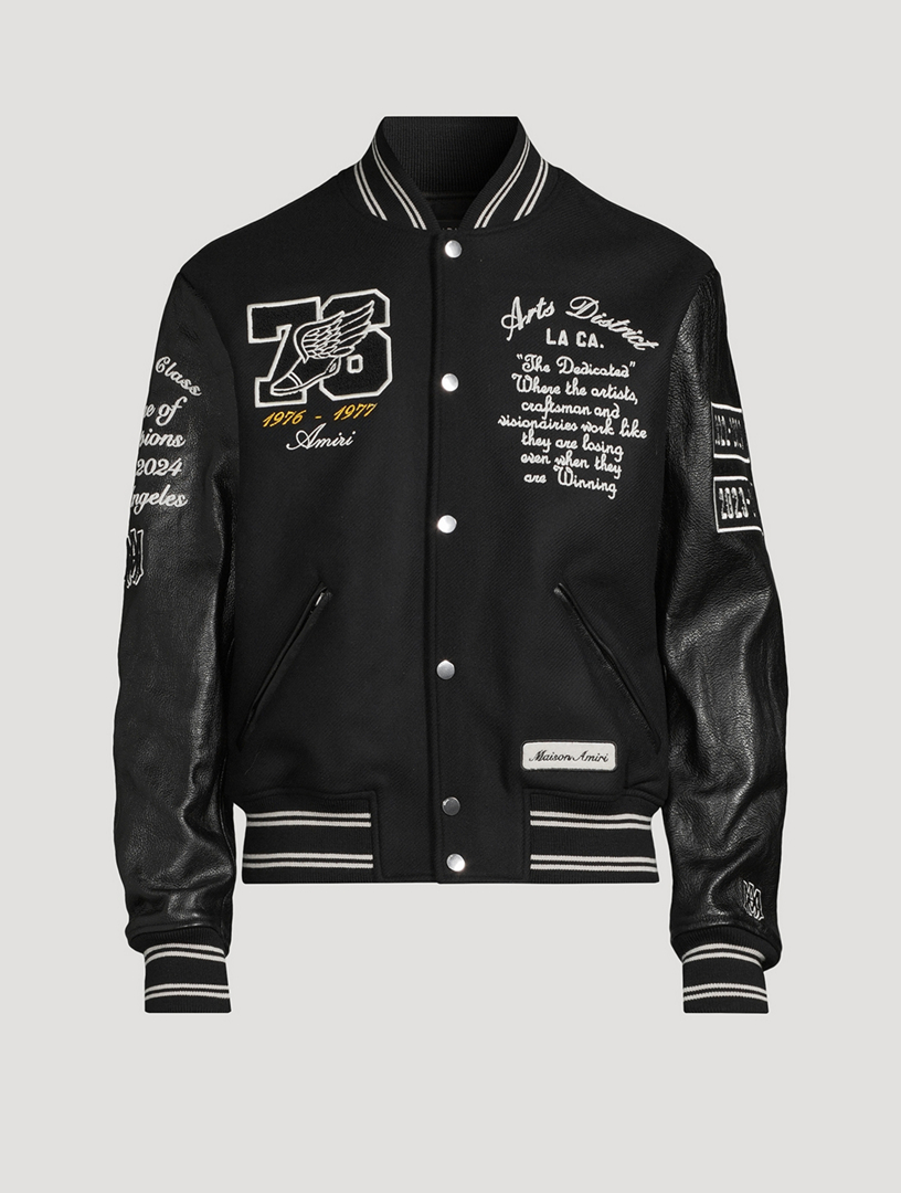 Designer shop varsity jacket