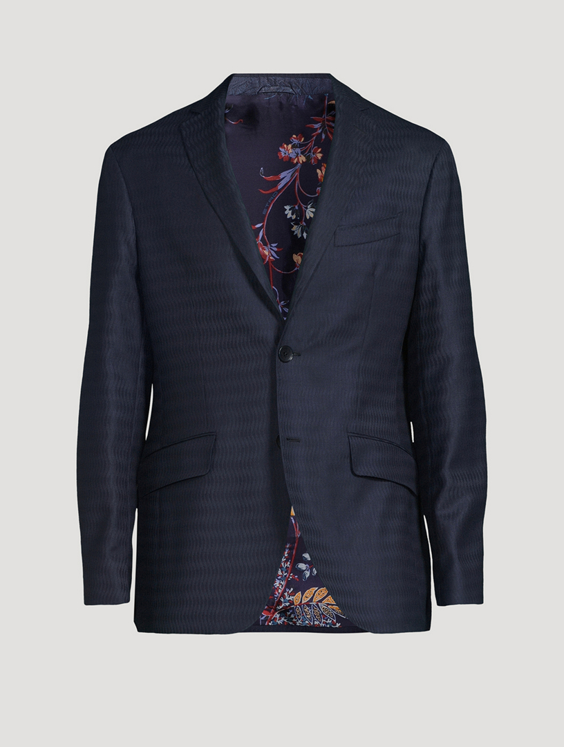 Wool Jacquard Jacket