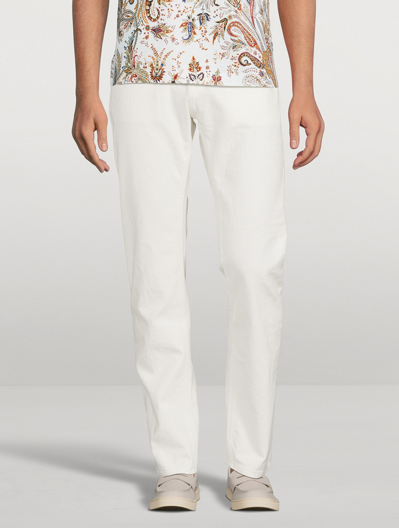 Stretch Cotton-Blend Jeans