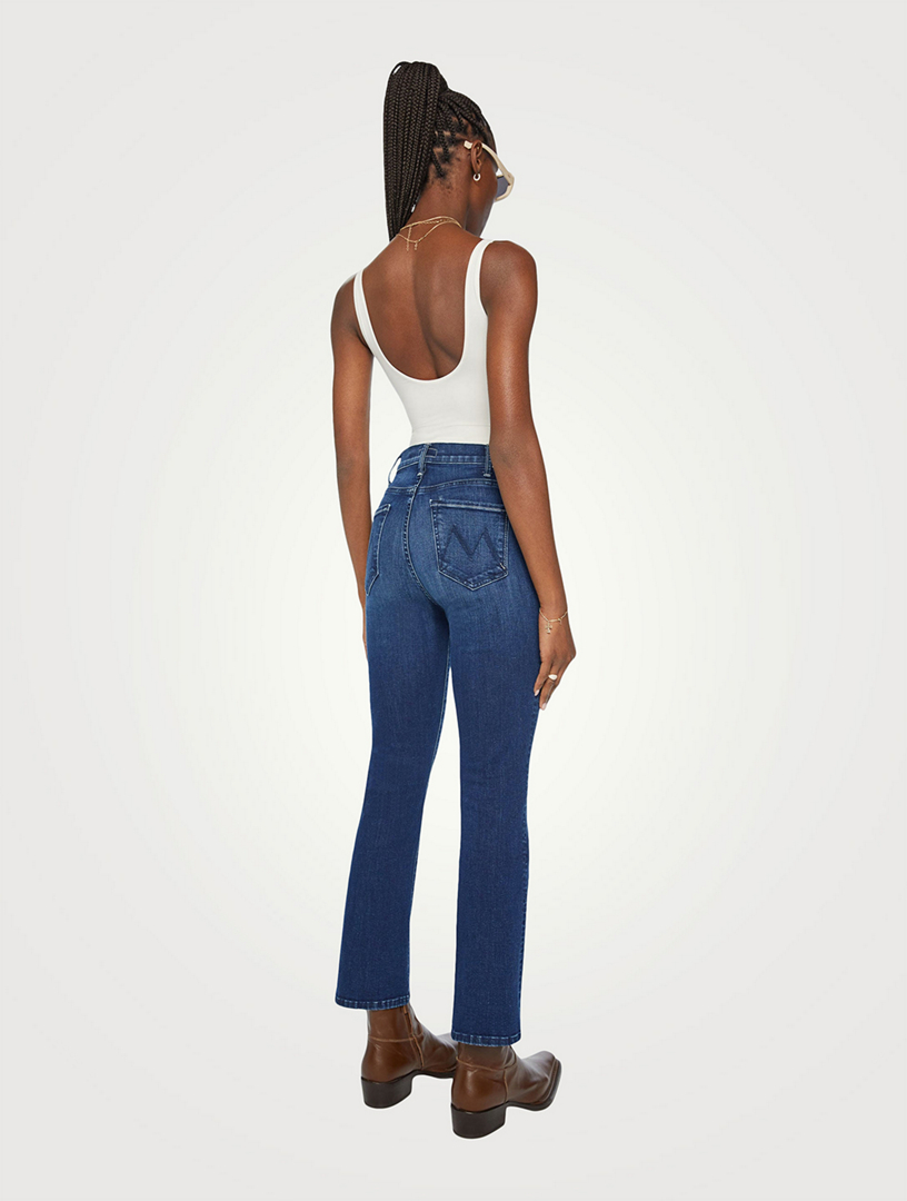 Mother Denim The Hustler Ankle Jeans in Heirloom Dark Blue 24