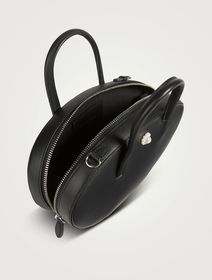 Simone Rocha egg バッグ SIMONE ROCHA Leather Egg Case Bag | Holt Renfrew