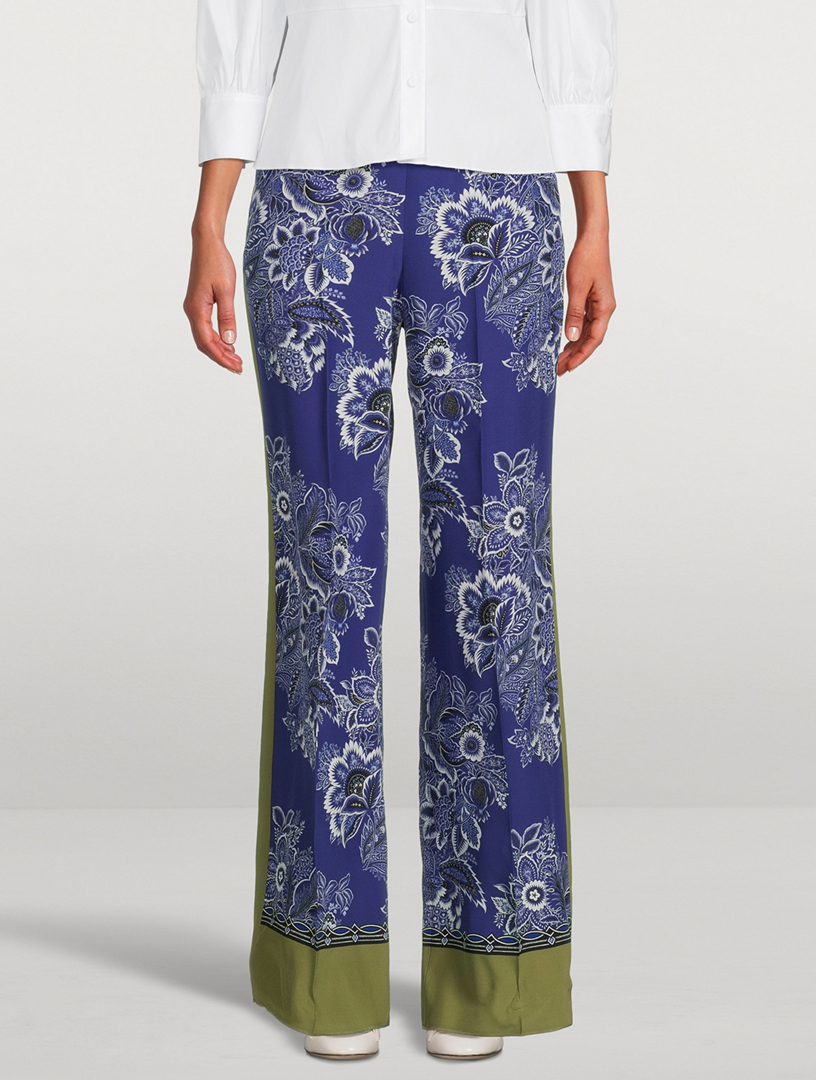 Silk Palazzo Pants