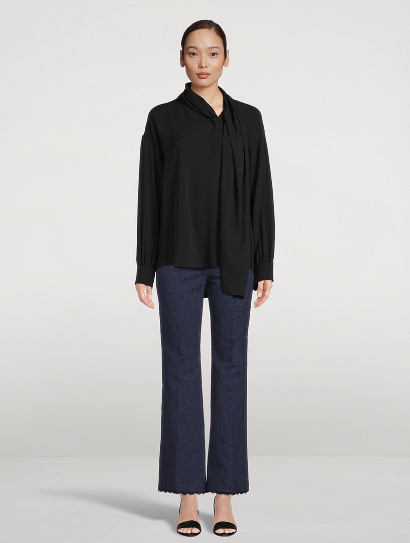 Paisley Jacquard Trousers