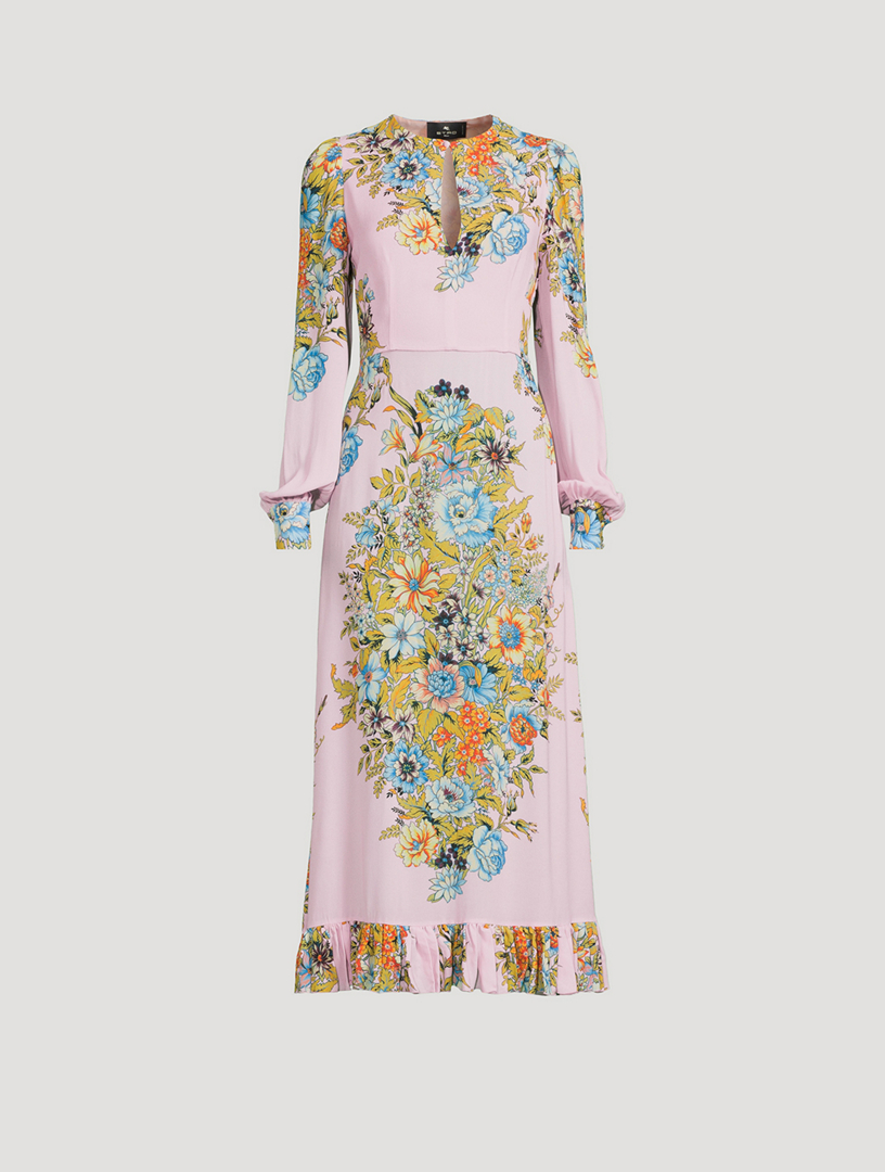 Midi Dress Floral Print