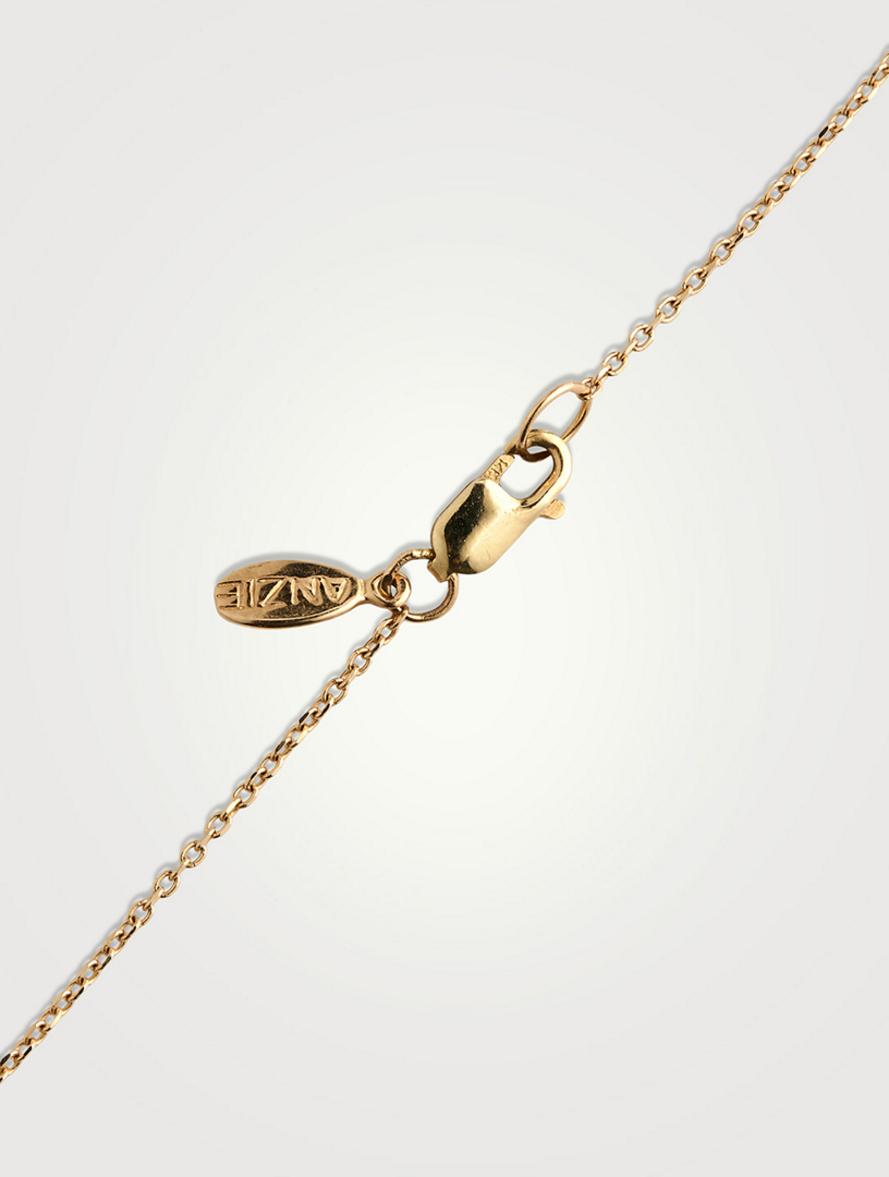 Love Letter 14K Gold Cross Necklace