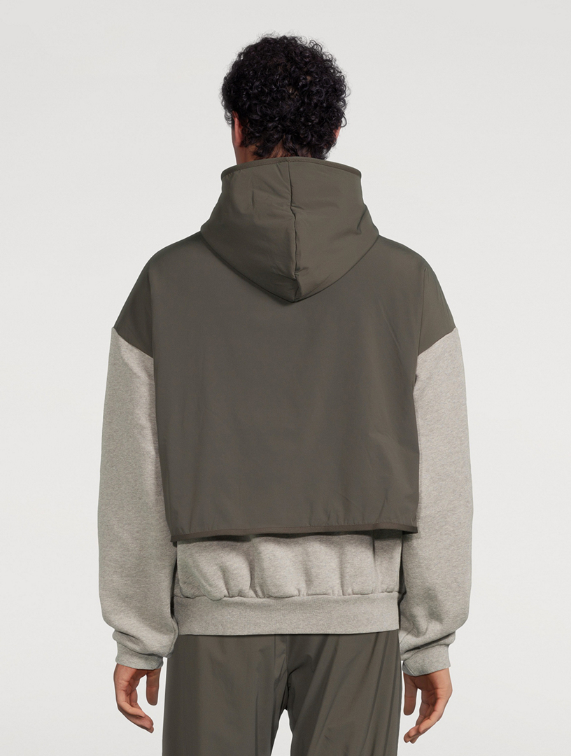 FEAR OF GOD ESSENTIALS Nylon Fleece Hooded Sweater | Holt