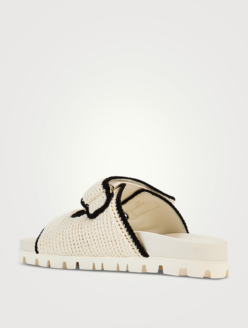 サンダル・ミュール [SCULPTOR] My Go To Heel Sandals Stripe