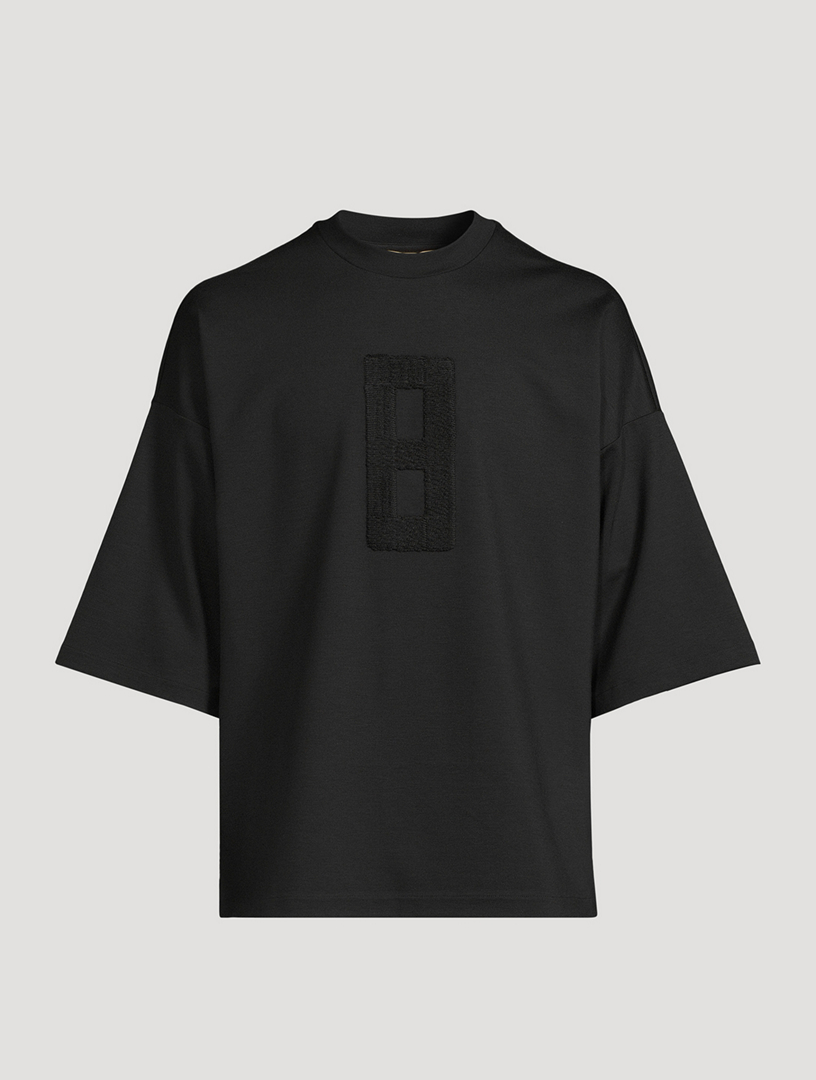 Embroidered 8 Milano T-Shirt