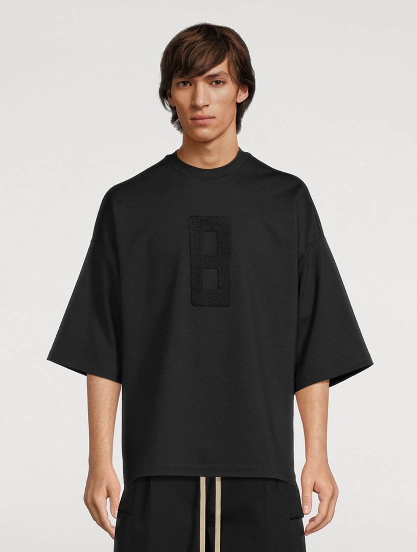 Embroidered 8 Milano T-Shirt