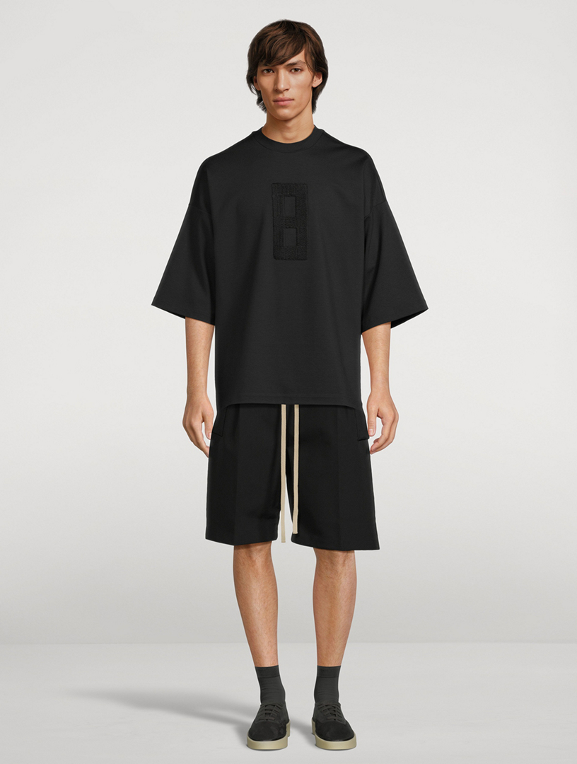 Embroidered 8 Milano T-Shirt