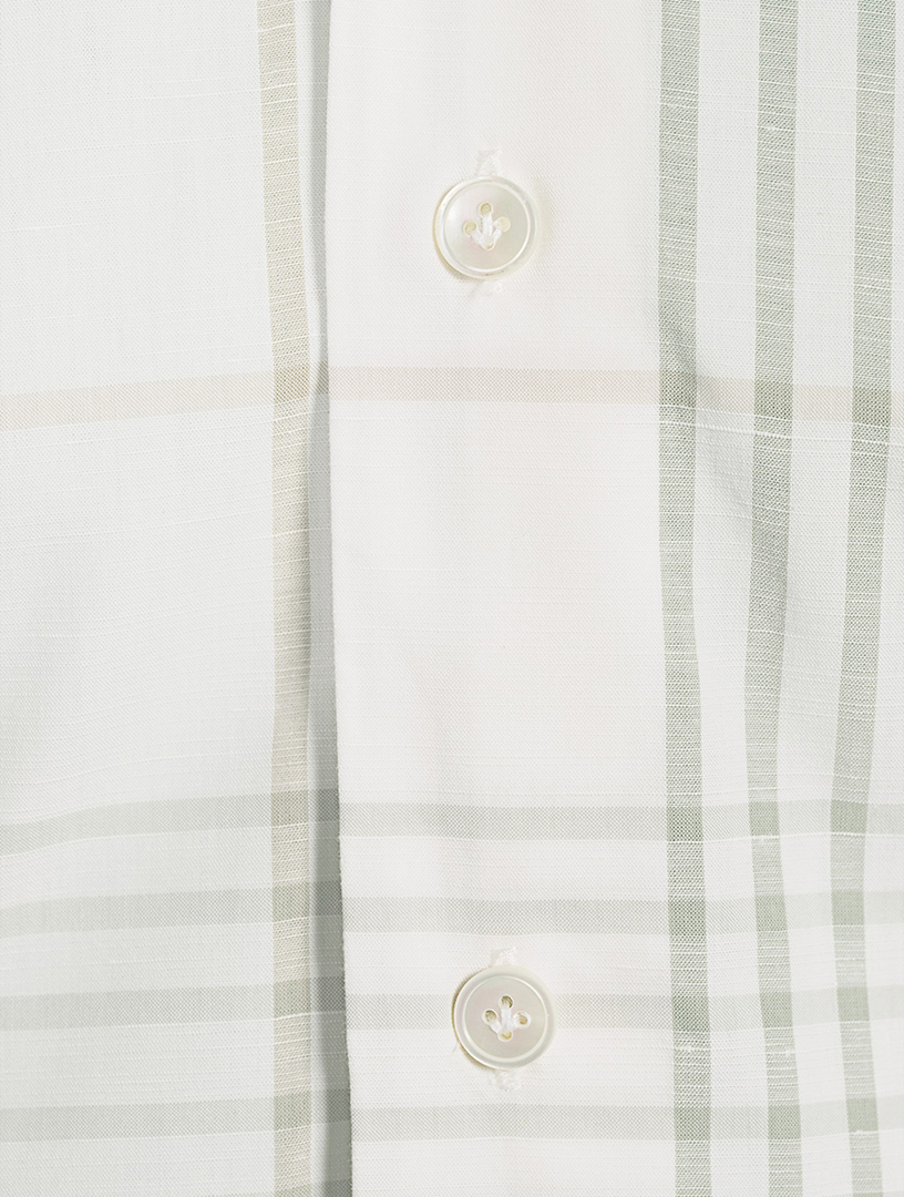 Washed Dandy Cotton And Linen Shirt