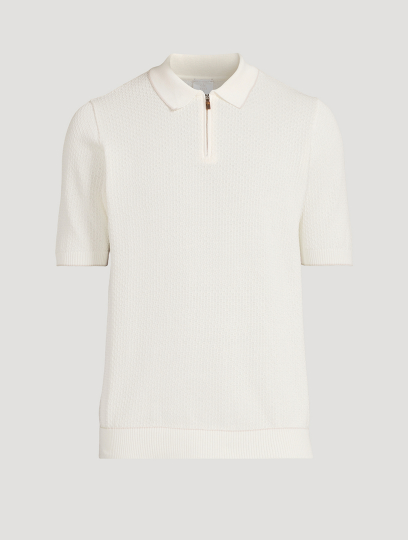 Half-Zip Polo Sweater