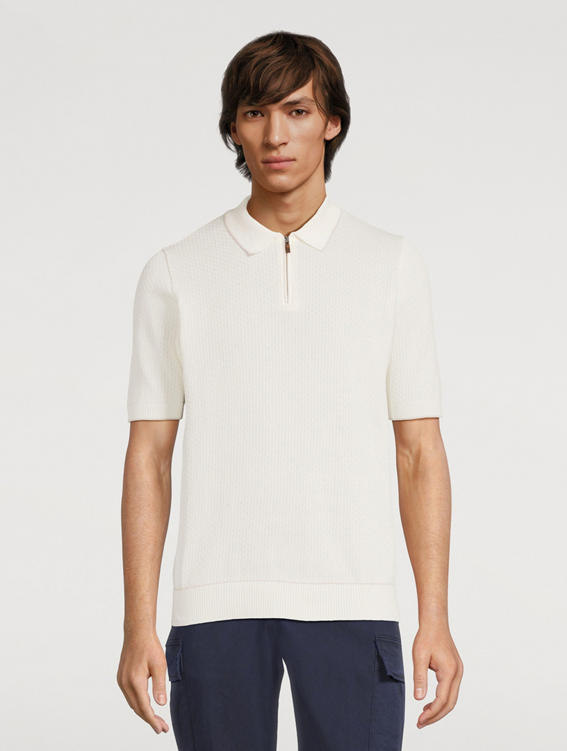 Half-Zip Polo Sweater