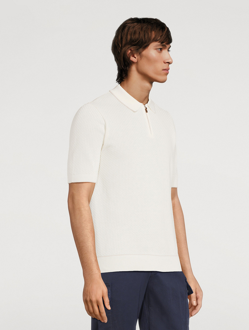 Half-Zip Polo Sweater
