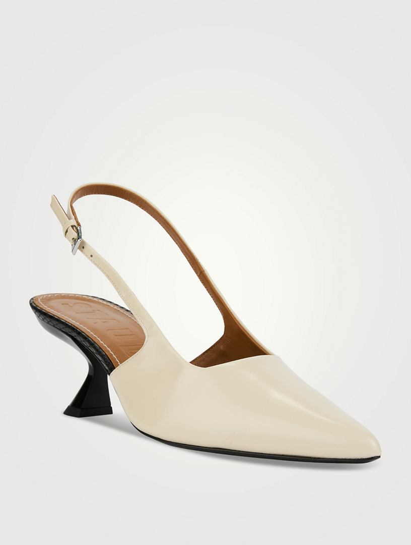 Neve Leather Slingback Pumps