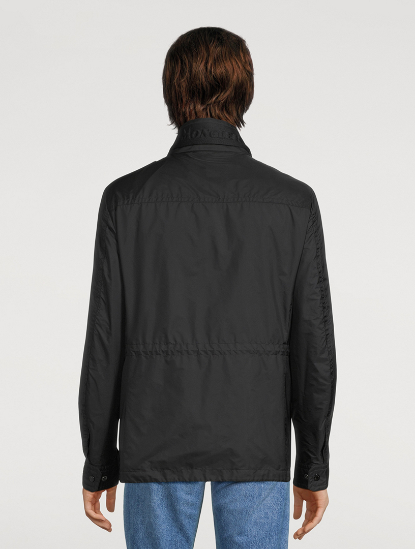 正規品MONCLER NONDOWN NYLON HOULGATE JACKET Moncler - Nylon Down Jacket With Patch Detail | HBX