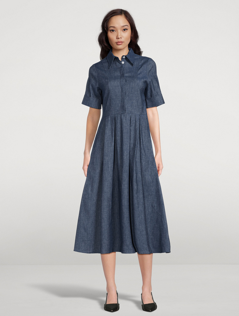 Denim Midi Dress