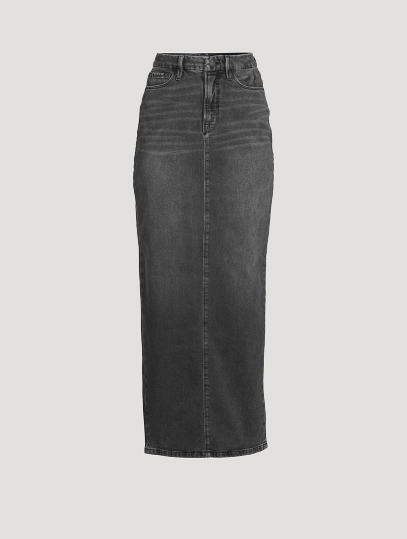 Good american jean store skirt