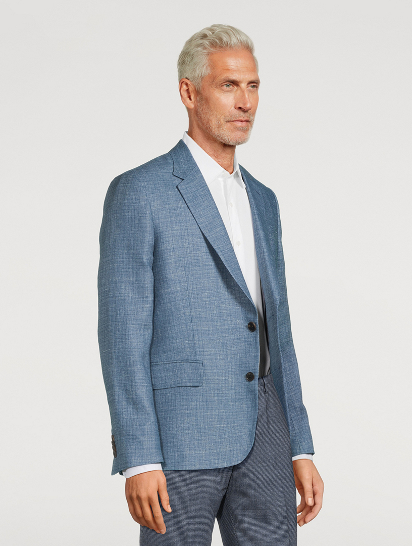 PAUL SMITH Linen And Wool Tailored Jacket | Holt Renfrew