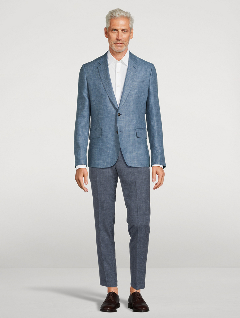 PAUL SMITH Linen And Wool Tailored Jacket | Holt Renfrew