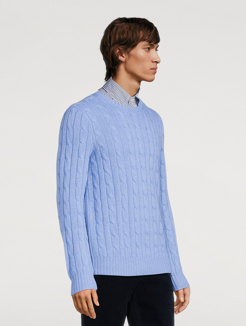 Polo best sale cable sweater