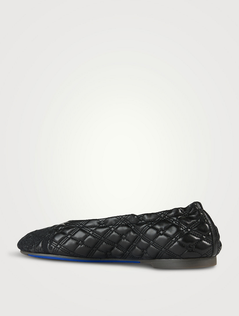 Sadler Quilted Leather Ballerinas