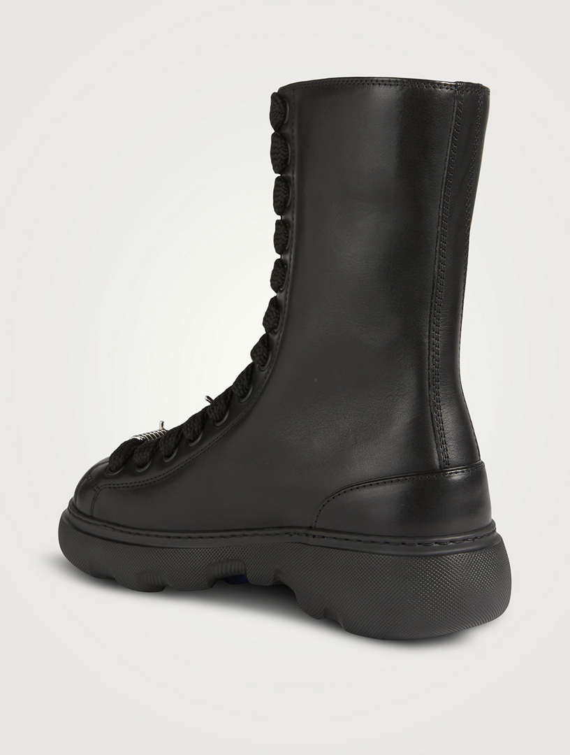 Burberry combat cheap boots