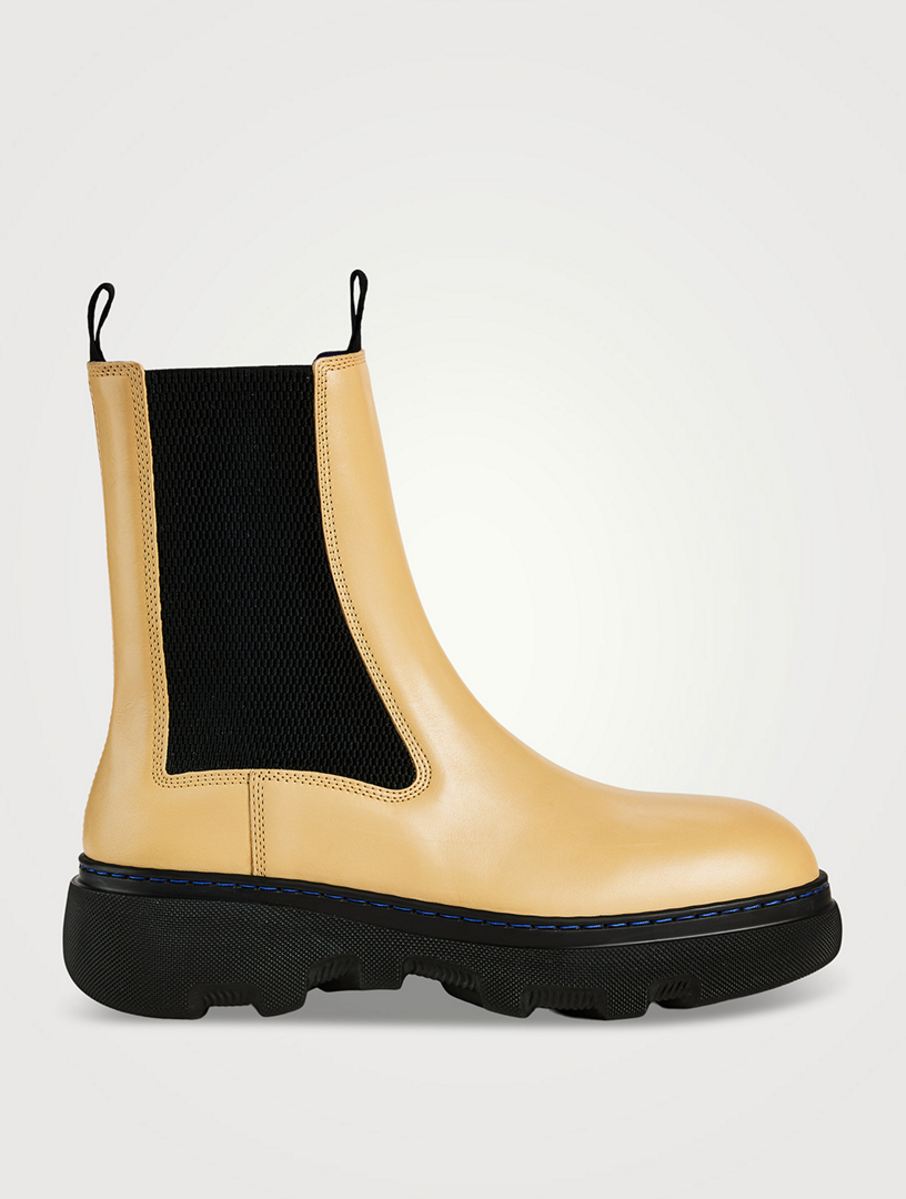 Creeper Leather Chelsea Boots