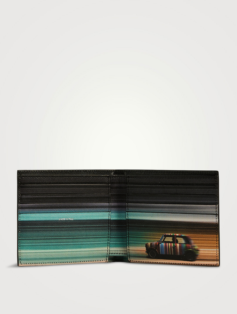 Billfold Wallet With Mini Blur Interior