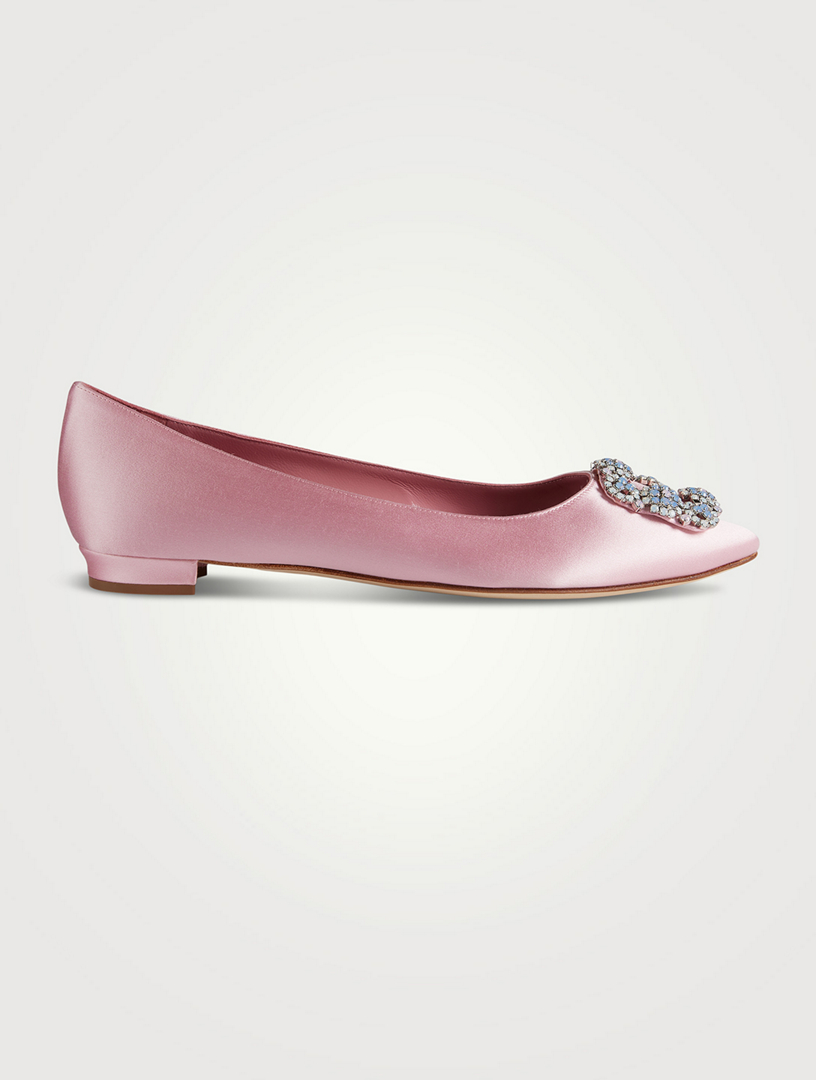 Hangisi Satin Ballet Flats