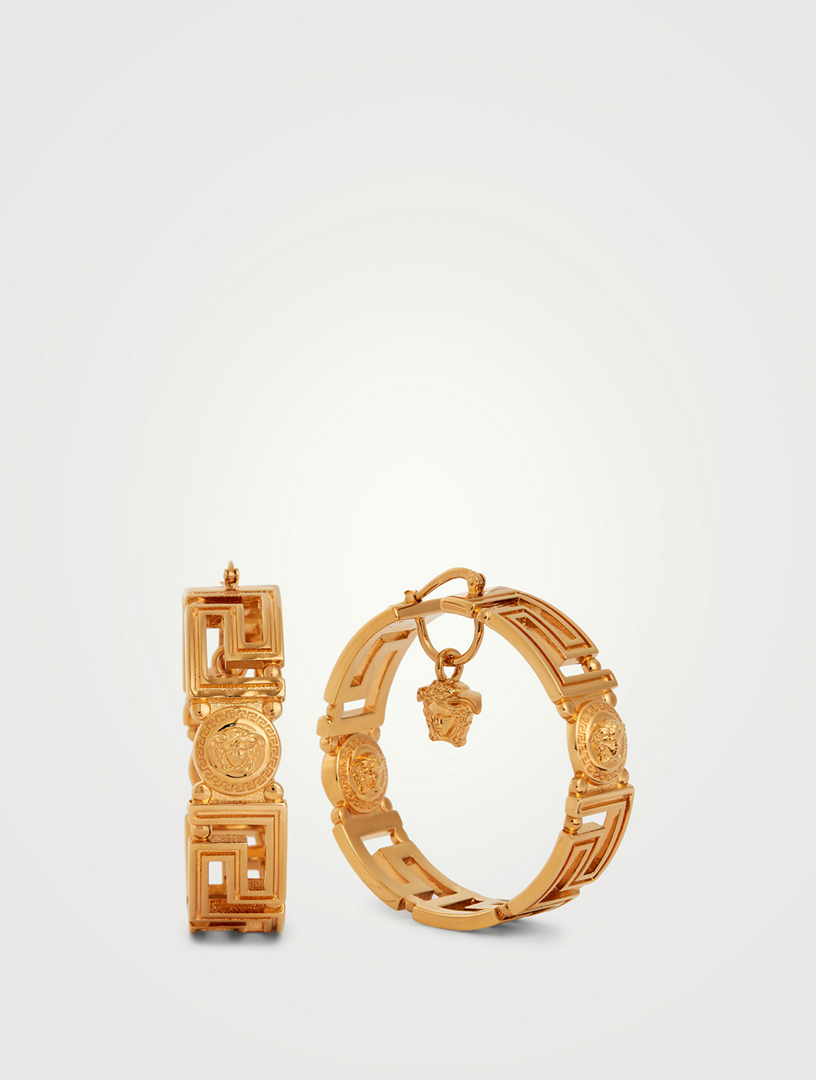 Greca Hoop Earrings