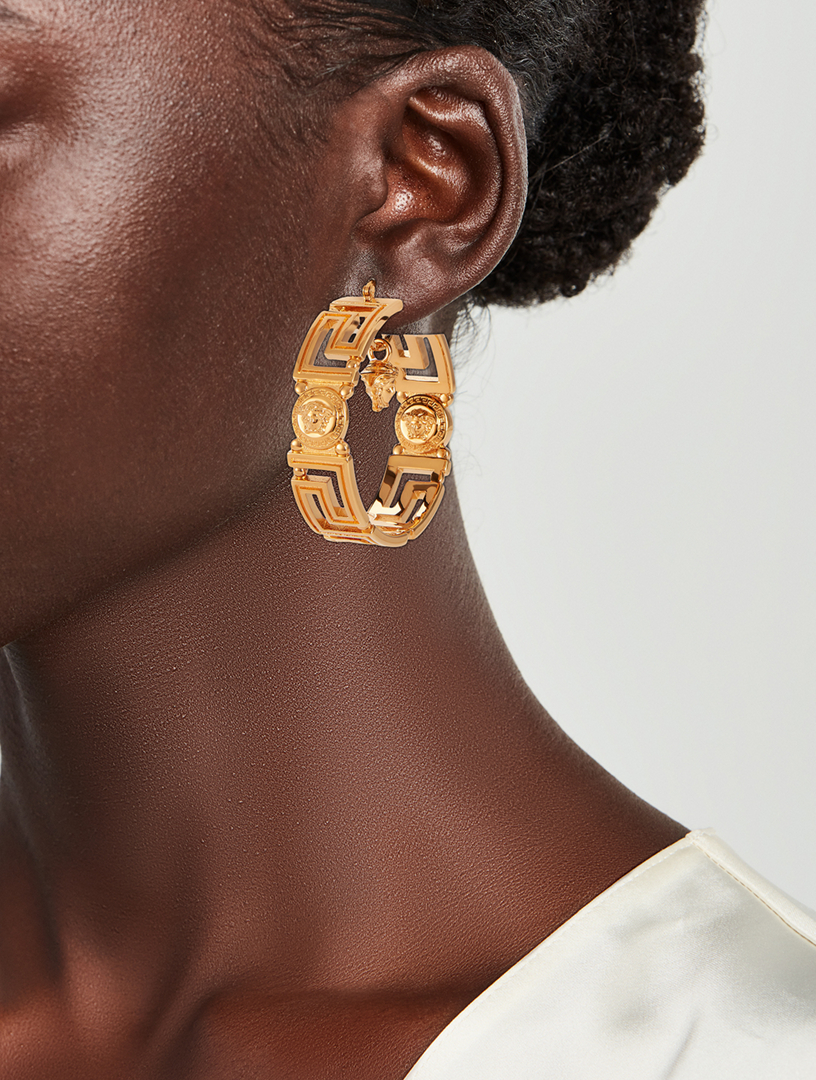 Greca Hoop Earrings